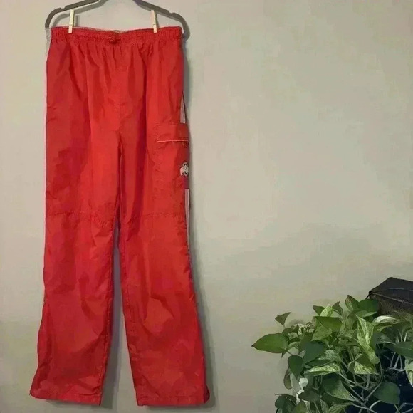 ProTuff Ohio State Buckeyes College Football Running Nylon Jogger Scarlet Grey L - Picture 1 of 13